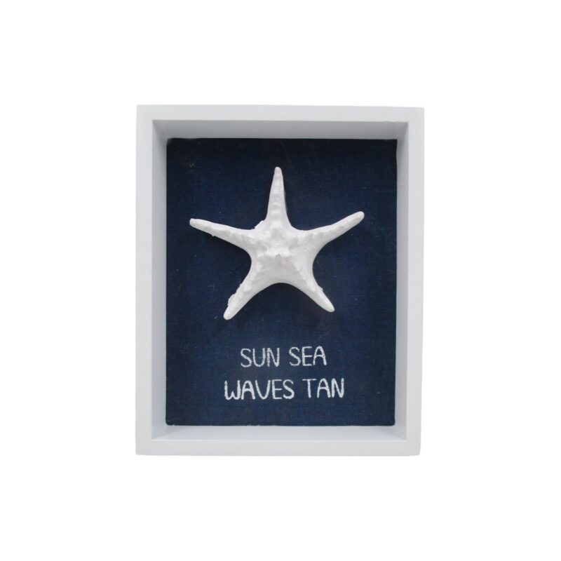 Coastal Starfish Shadow Box Wall Decor - Coastal (Summer)...