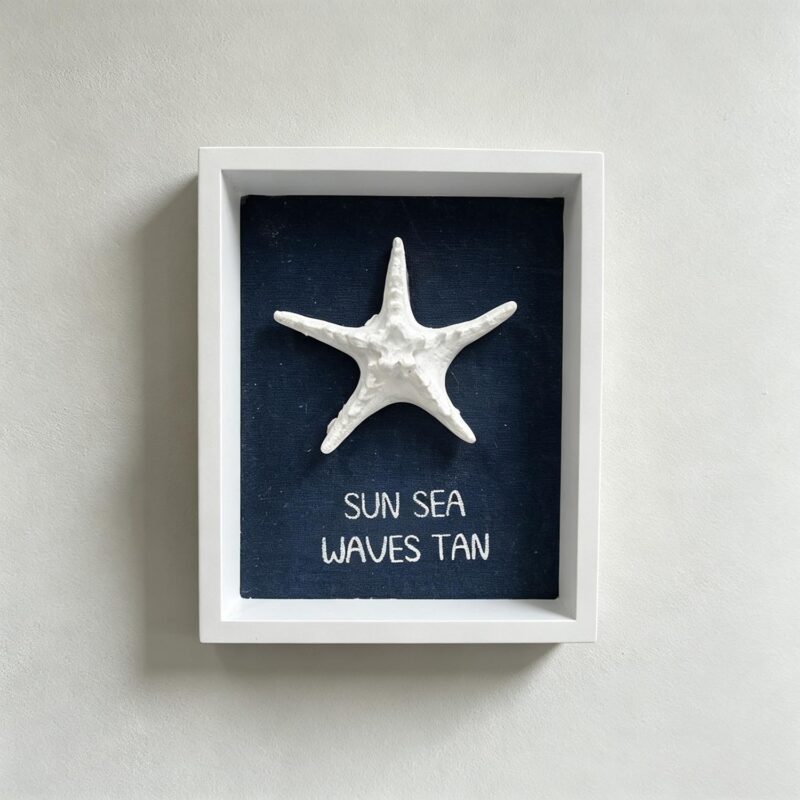 Coastal Starfish Shadow Box Wall Decor - Coastal (Summer)...