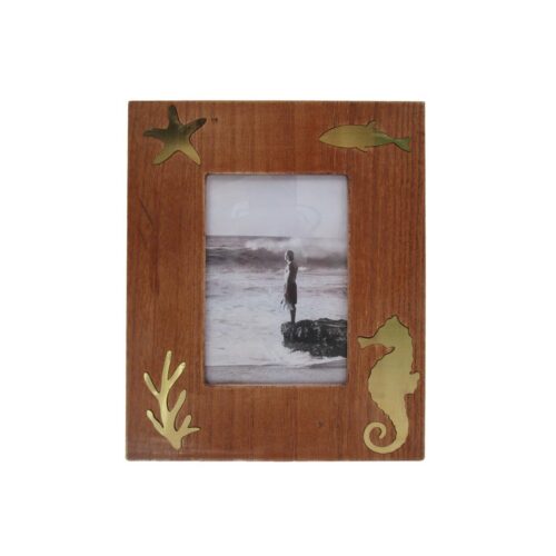 Fotorahmen „Coastal“ aus dunklem Holz – Coastal (Sommer) – Leben...