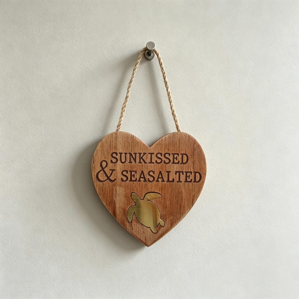 Wooden Hanging Sign - Coastal (Summer) - life-deco.com