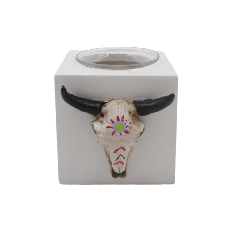Wooden Square Tealight Holder - Farmhouse & Country - life-deco.com