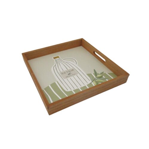 Square Wooden Serving Tray - Kitchen & Dining - life-...