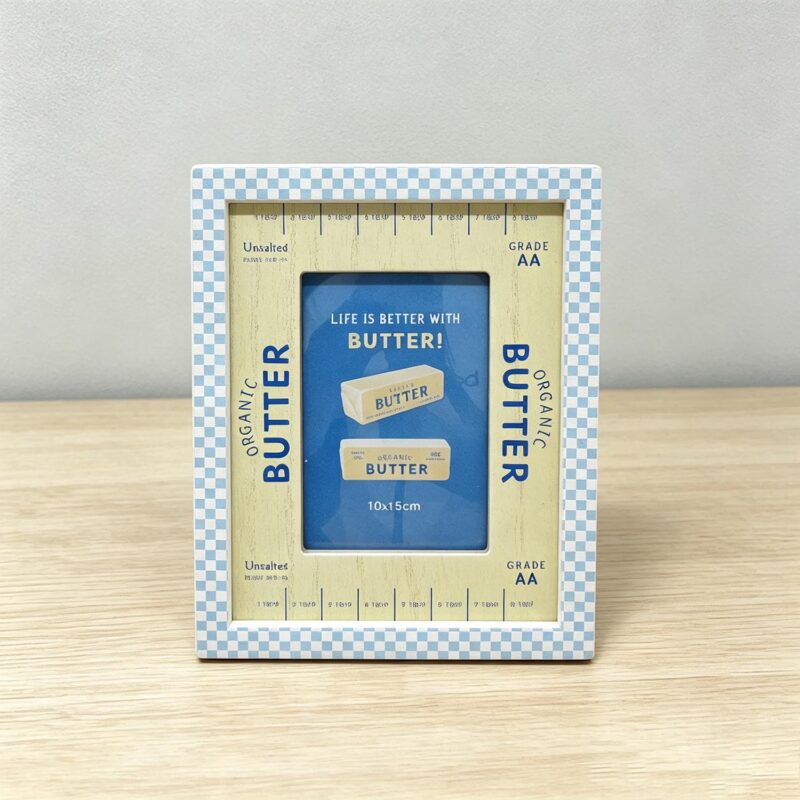 Butter‑themed Wooden Photo Frame - Kitchen & Dining...