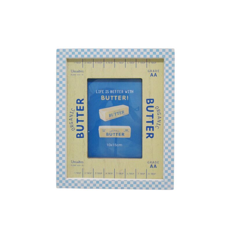 Butter‑themed Wooden Photo Frame - Kitchen & Dining...