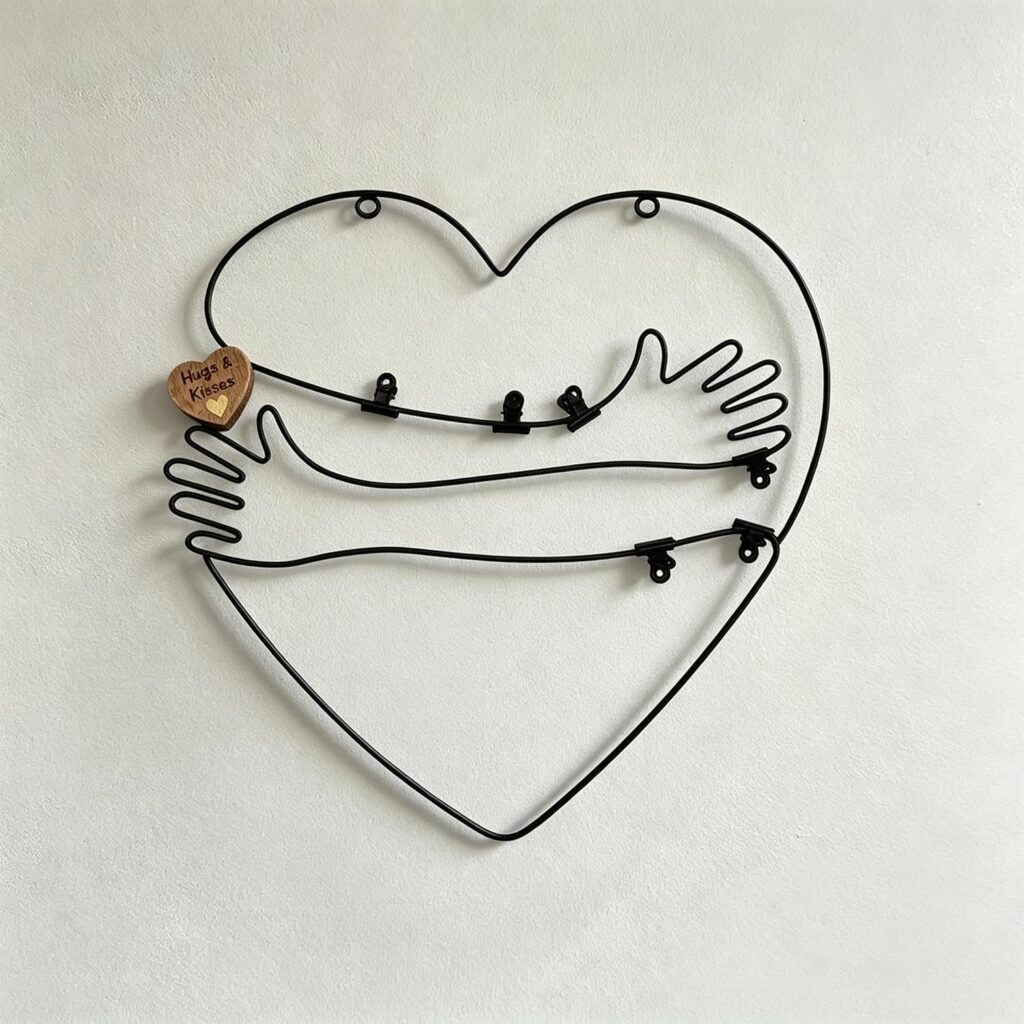 Metal Wire Photo Hanger - Love & Friendship - life-de...