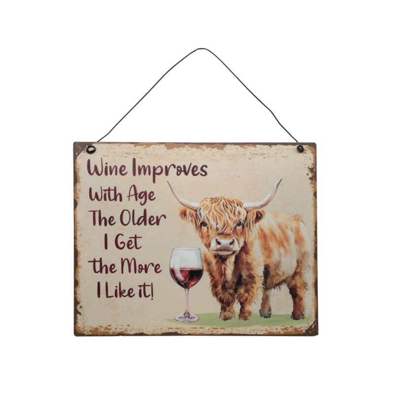 Metal Hanging Sign - Farmhouse & Country - life-deco.com