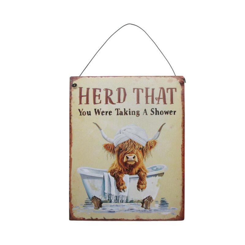 Metal Hanging Sign - Farmhouse & Country - life-deco.com