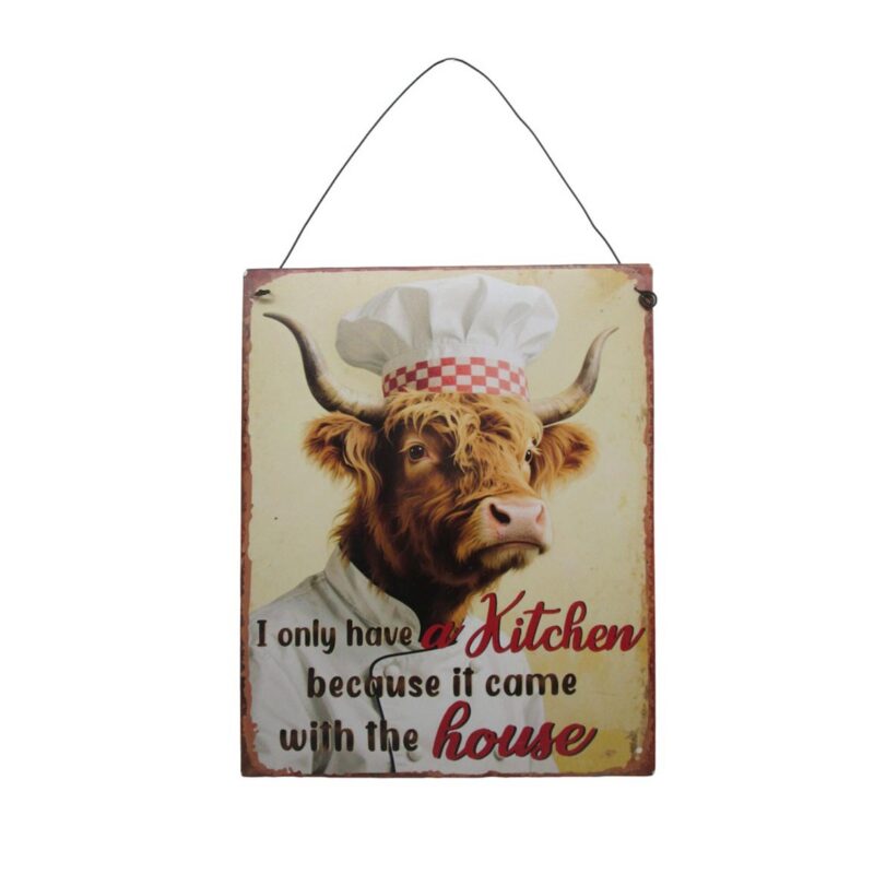 Metal Hanging Sign - Farmhouse & Country - life-deco.com