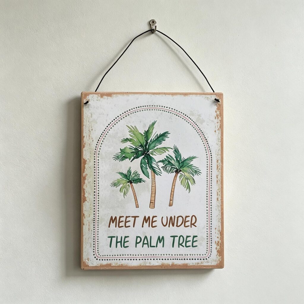 Metal Hanging Sign - Coastal (Summer) - life-deco.com