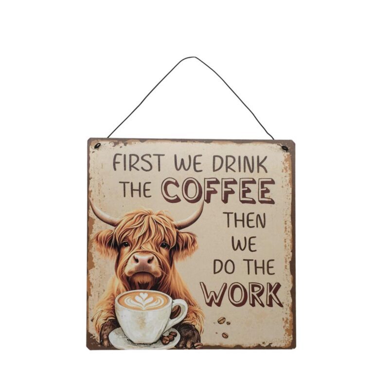 Metal Hanging Sign - Farmhouse & Country - life-deco.com
