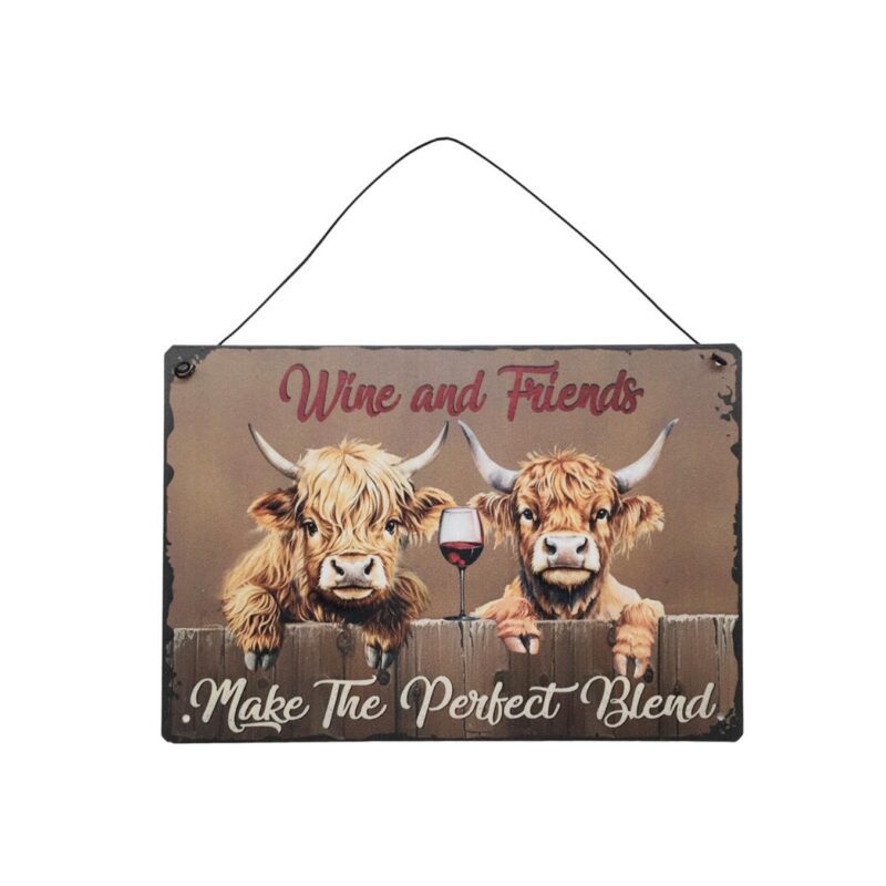 Metal Hanging Sign - Farmhouse & Country - life-deco.com