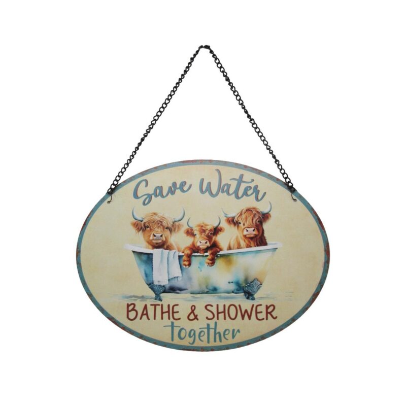 Metal Hanging Sign - Farmhouse & Country - life-deco.com