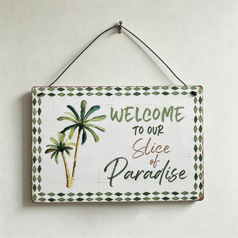 Metal Hanging Sign - Coastal (Summer) - life-deco.com