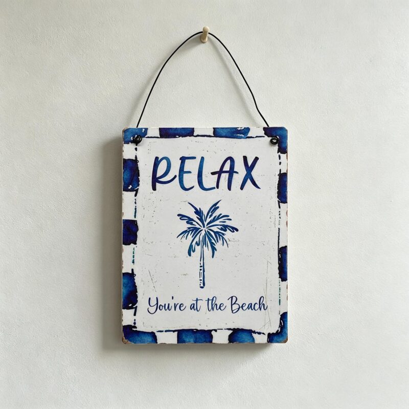 Metal Hanging Sign - Coastal (Summer) - life-deco.com