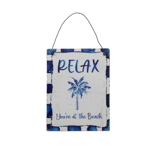 Metal Hanging Sign - Coastal (Summer) - life-deco.com