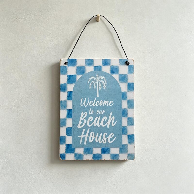 Metal Hanging Sign - Coastal (Summer) - life-deco.com