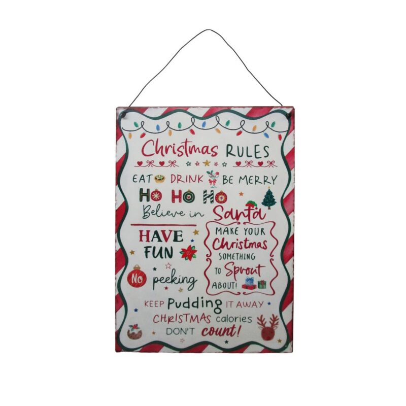 Metal Hanging Plaque - Christmas - life-deco.com