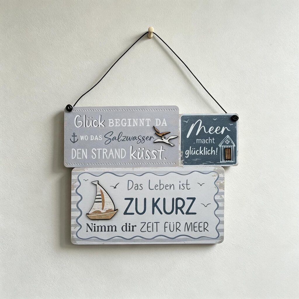 Metal Hanging Sign - Coastal (Summer) - life-deco.com