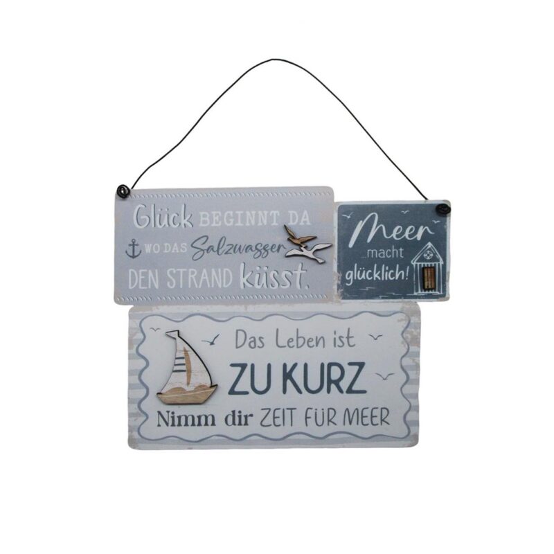 Metal Hanging Sign - Coastal (Summer) - life-deco.com