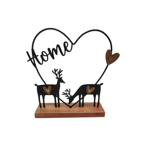 Metal Reindeer Home Tabletop Ornament - Christmas - life-...
