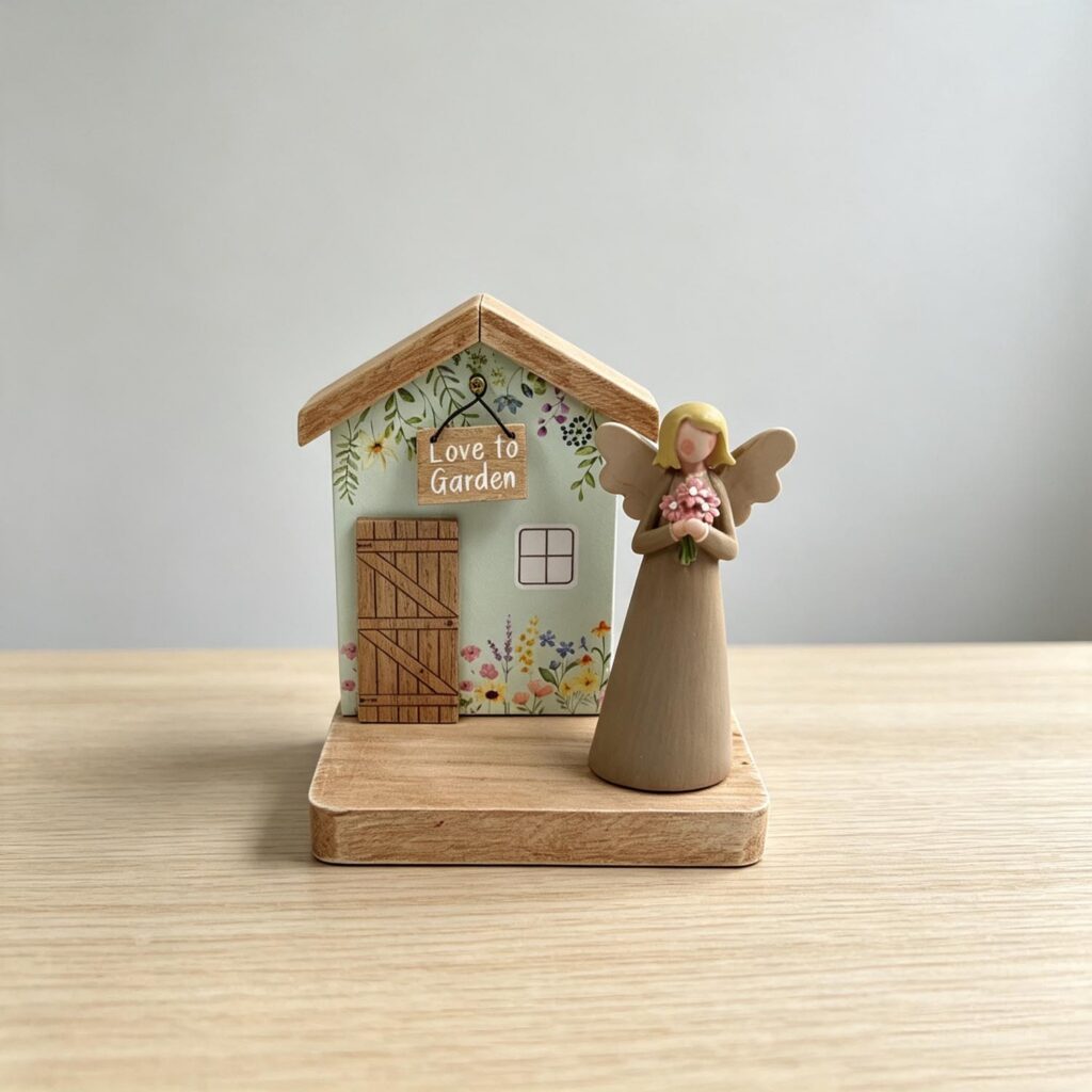 Garden‑House Angel Table Decor - Garden Décor - life-d...