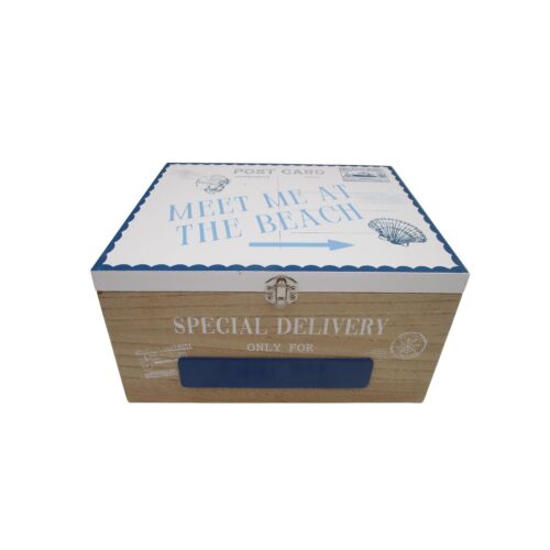 Wooden Keepsake Box - Coastal (Summer) - life-deco.com