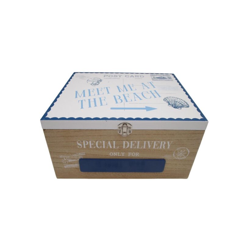 Wooden Keepsake Box - Coastal (Summer) - life-deco.com