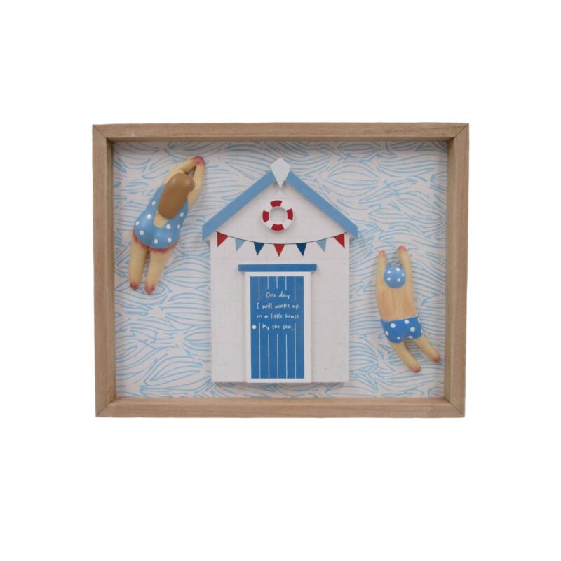 3D Shadow‑Box Wall & Table Decor - Coastal (Summer) - life-deco.com