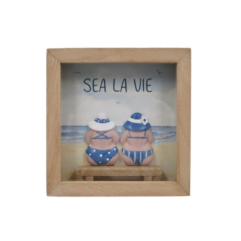 Coastal 3D Shadow‑Box Frame - Coastal (Summer) - life-d...