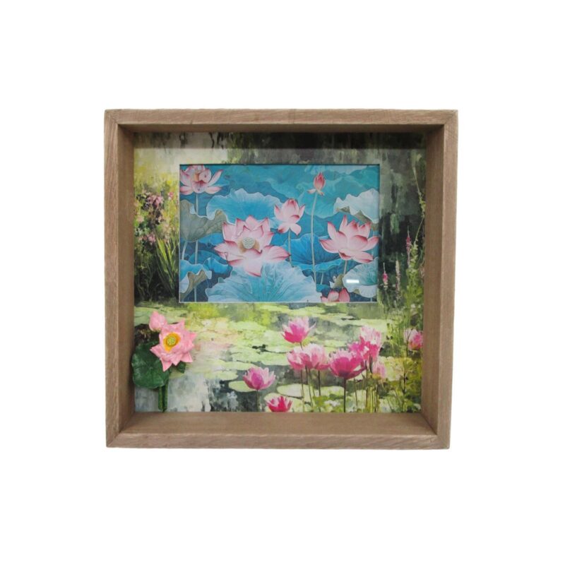 Cornice 3D Lotus Shadow-Box - Decorazioni da giardino - life-deco.com