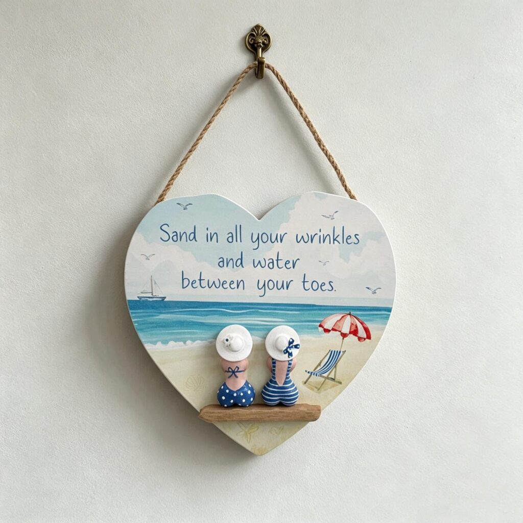 Wooden Plaque - Coastal (Summer) - life-deco.com