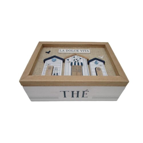 Nautical 3‑D Wooden Storage Shadow‑Box Box - Coastal ...