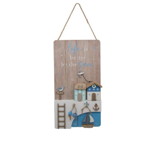 Wooden Hanging Plaque - Coastal (Summer) - life-deco.com
