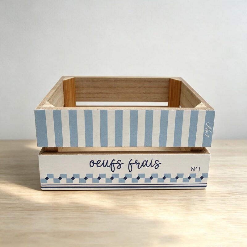 Wooden Storage Crate - Coastal (Summer) - life-deco.com