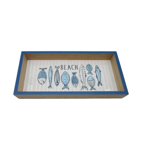 Wooden Decorative Tray - Coastal (Summer) - life-deco.com