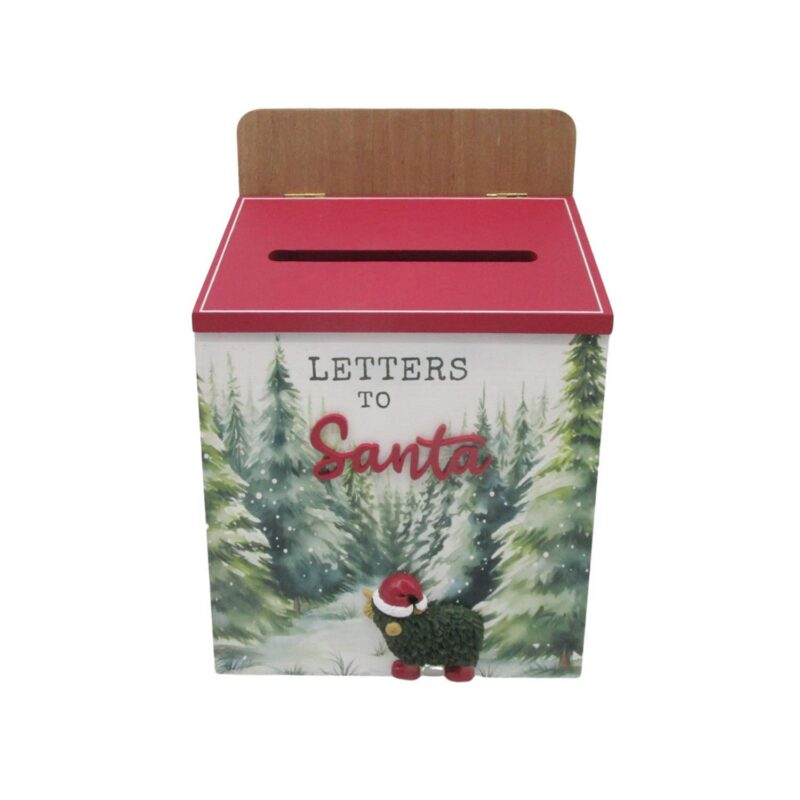 wooden “Letters to Santa” mailbox - Christmas - life-...