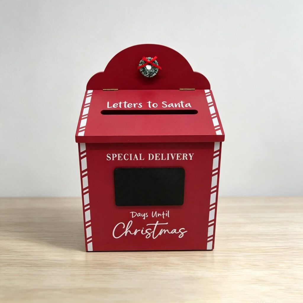 Wooden Mailbox - Christmas - life-deco.com