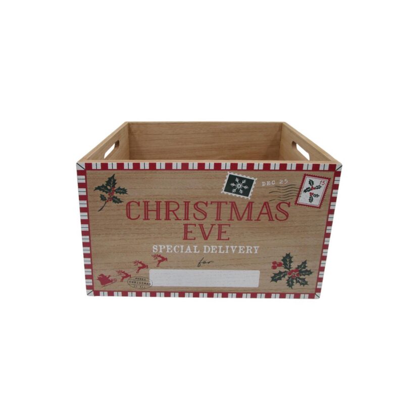 Wooden Christmas Eve Storage - Christmas - life-deco.com