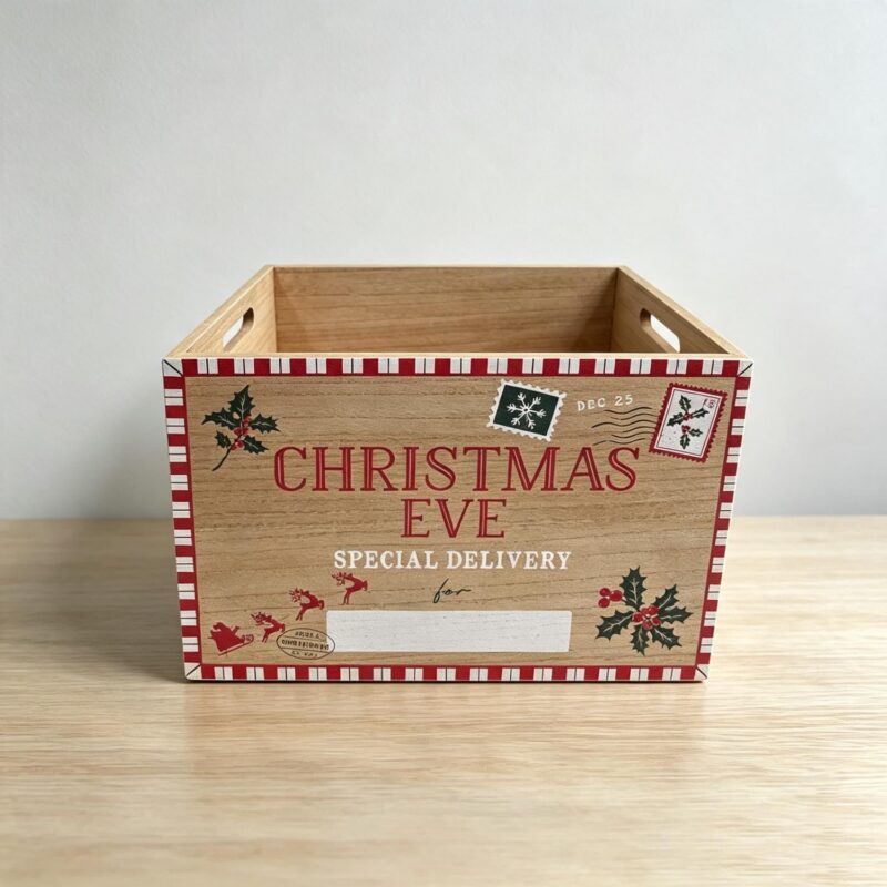 Wooden Christmas Eve Storage - Christmas - life-deco.com