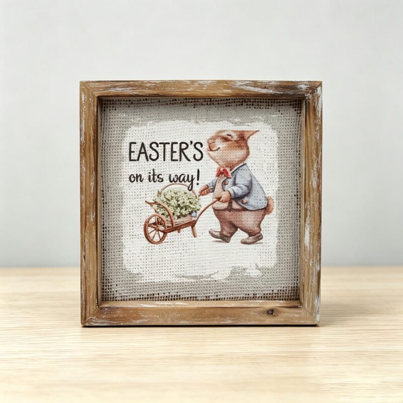 Wooden Easter Shadow‑Box Frame - Easter - life-deco.com