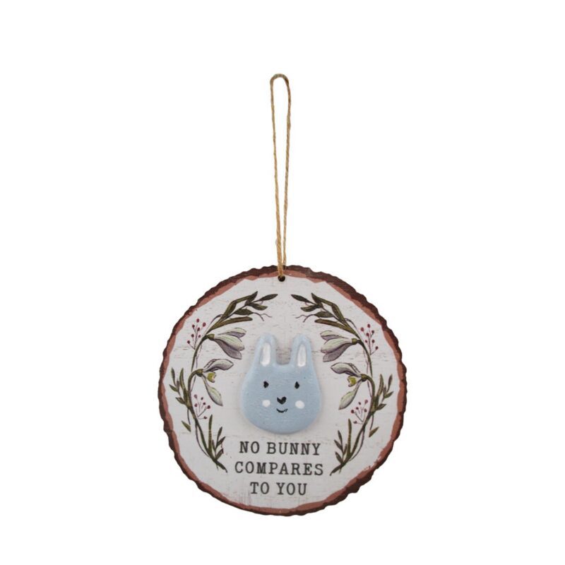 Wood‑Slice Easter Hanging Ornament - Easter - life-deco.com