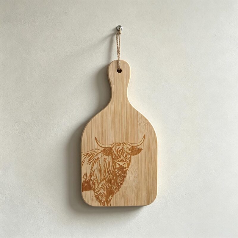 Cut‑Out Highland Cow Hanging Plaque - Farmhouse & Country - life-deco.com