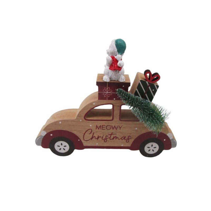 Wooden Christmas Car Table Ornament - Christmas - life-de...