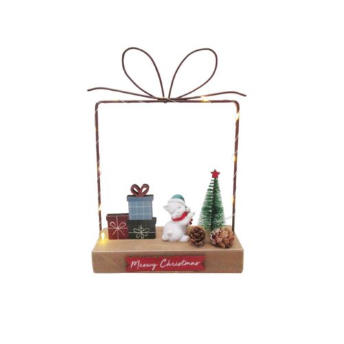 Gift-Frame Cat Light-Up Table Ornament - Christmas - life...