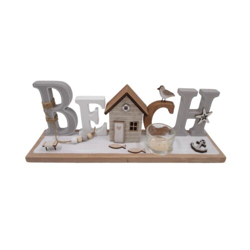 Wooden Table Ornament - Coastal (Summer) - life-deco.com