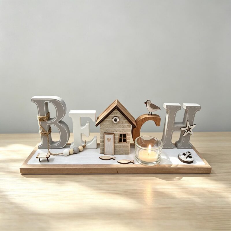 Wooden Table Ornament - Coastal (Summer) - life-deco.com