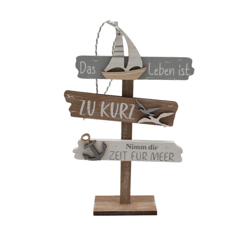 Wooden Sign Ornament - Coastal (Summer) - life-deco.com