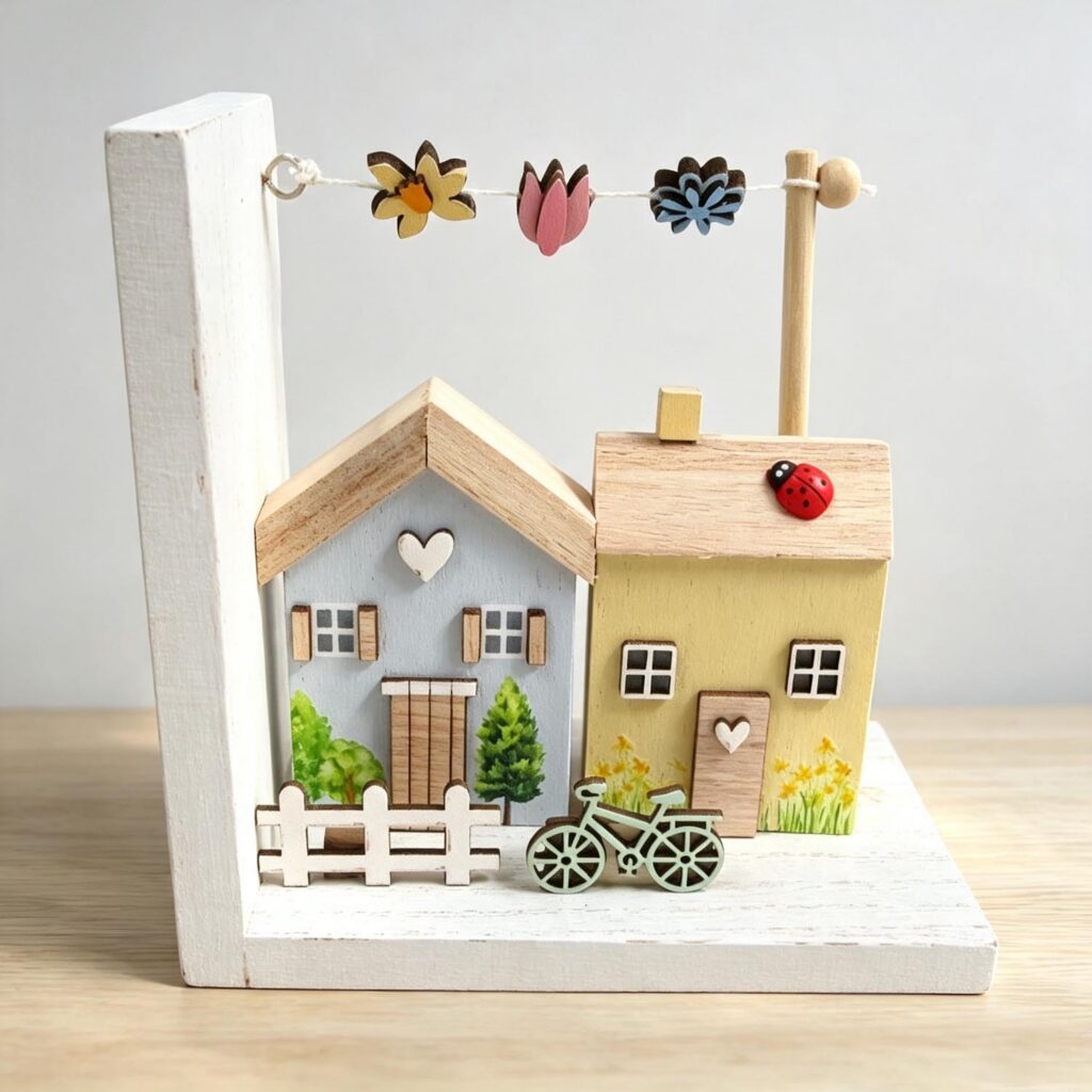 Frühlingsdekoration aus Holz – Frühling – life-deco.com