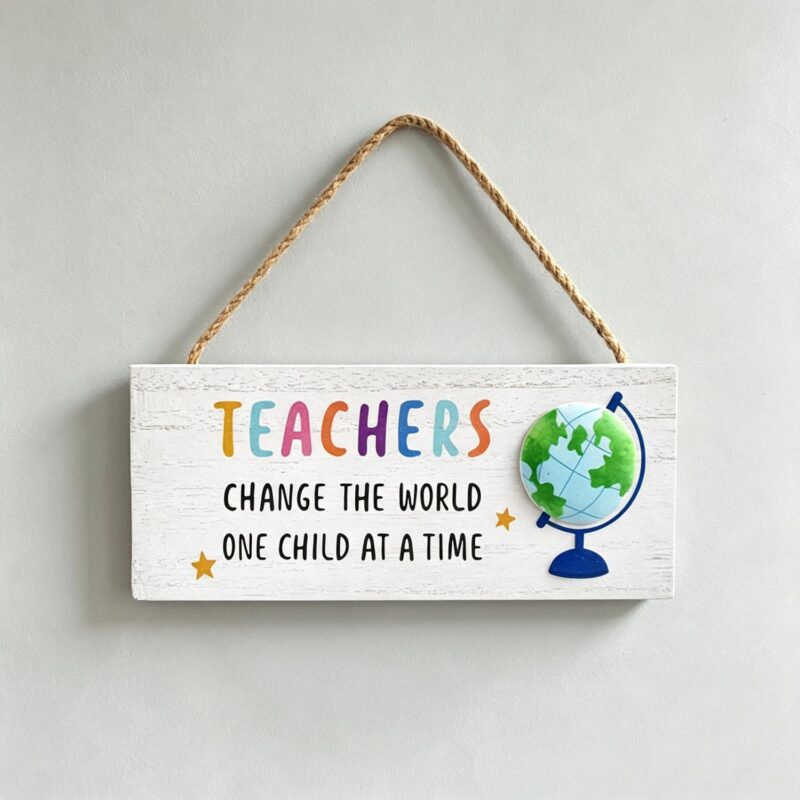 Teacher’s Day Wooden Decor - Teacher's Day - life-deco.com