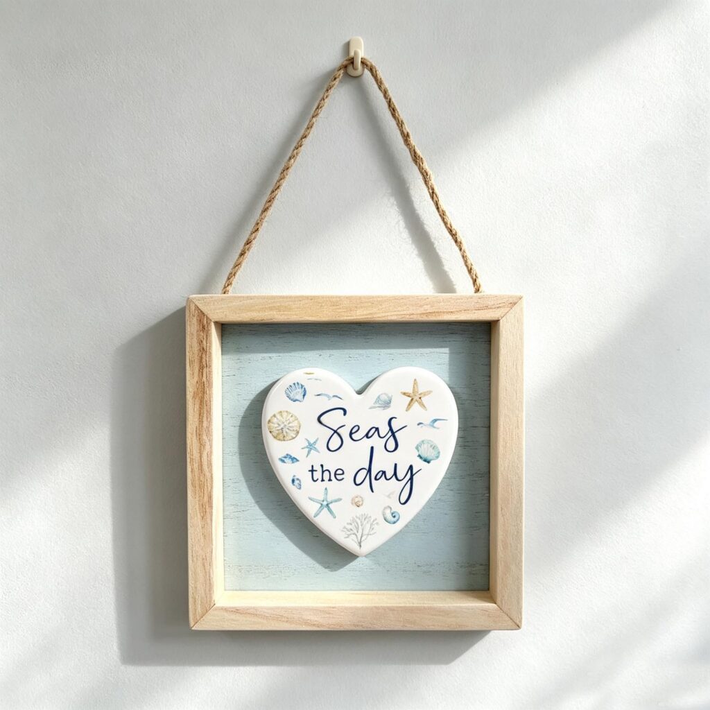 Wooden Hanging Plaque - Coastal (Summer) - life-deco.com